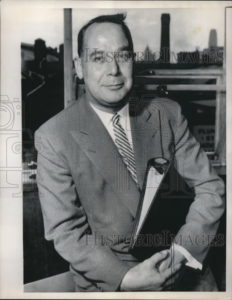 1957 Press Photo William Mills - neb93576-Historic Images