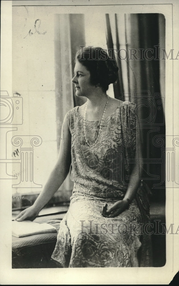 1926 Press Photo Mrs Olive J. Wright - Historic Images