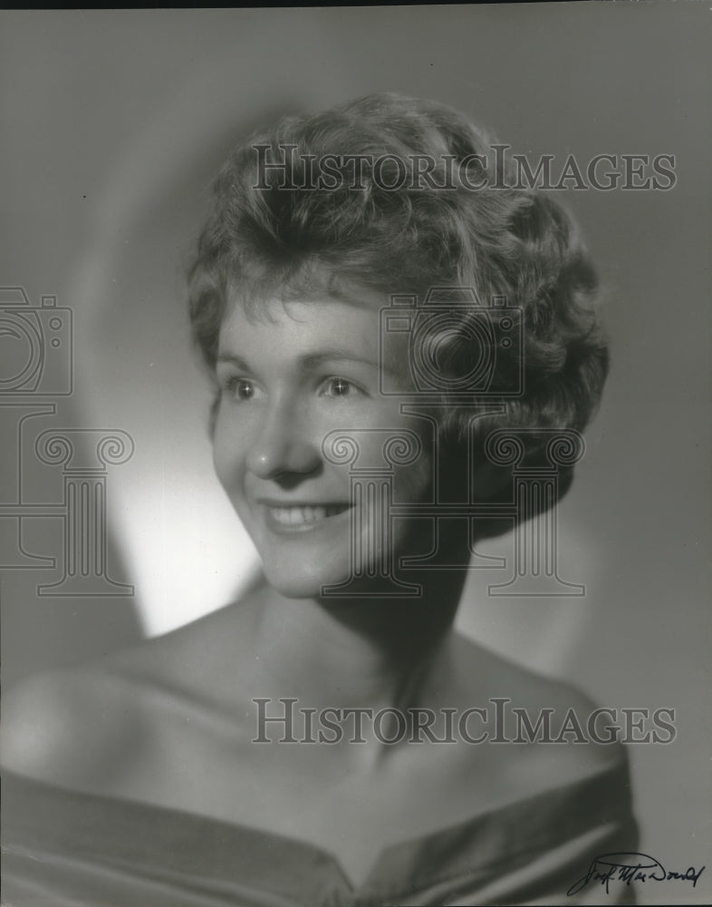 1961 Profile of unknown woman  - Historic Images