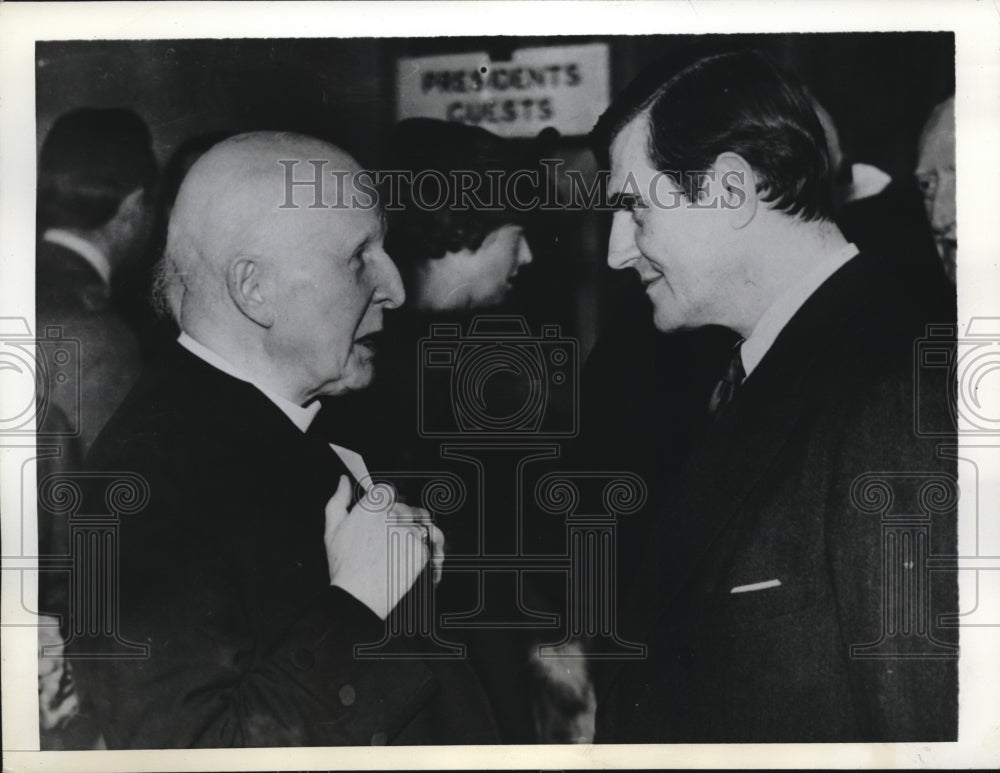 1941 London, US Amb to U.K. John G Winant &amp; Archbishop of Canterbury - Historic Images