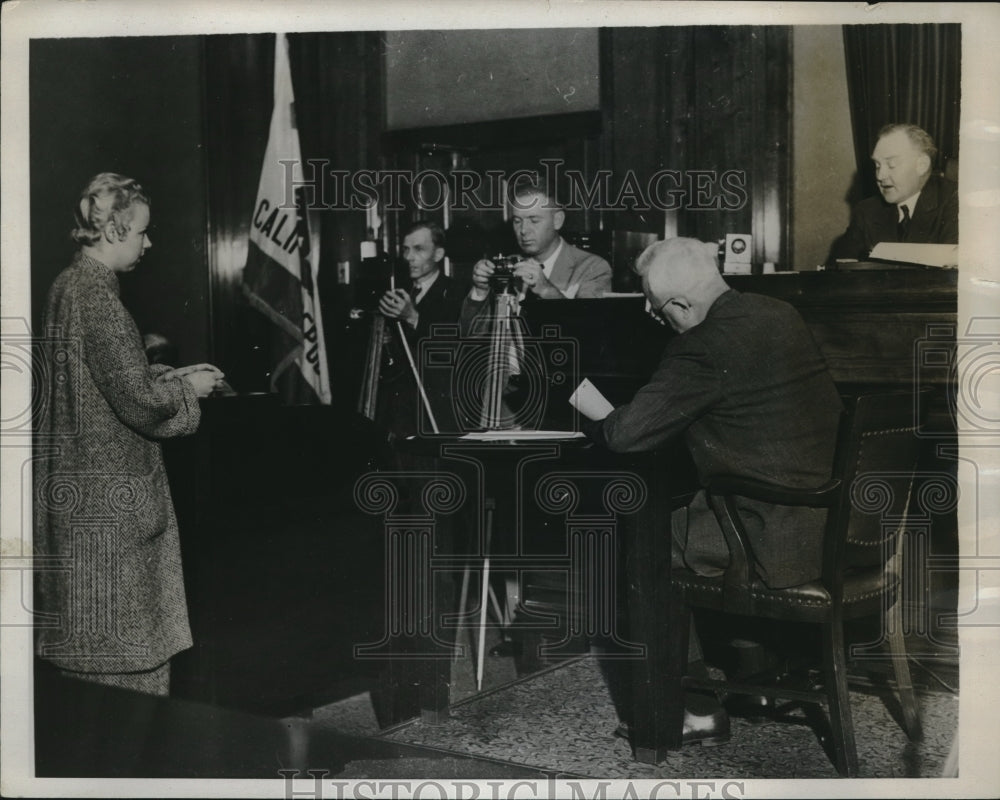 1933 Press Photo White Judge Fletcher Sentence - neb94448 - Historic Images