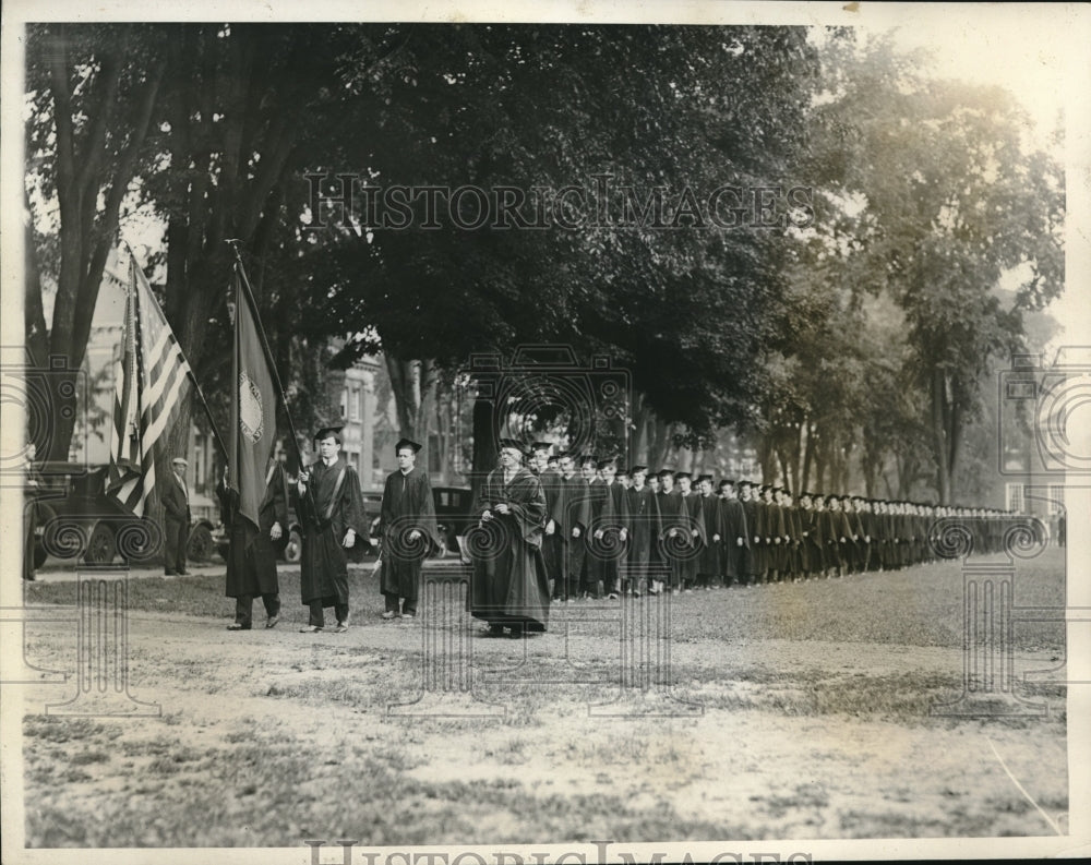 1932 Press Photo Graduating Dartmouth College Seniors - neb94613 - Historic Images