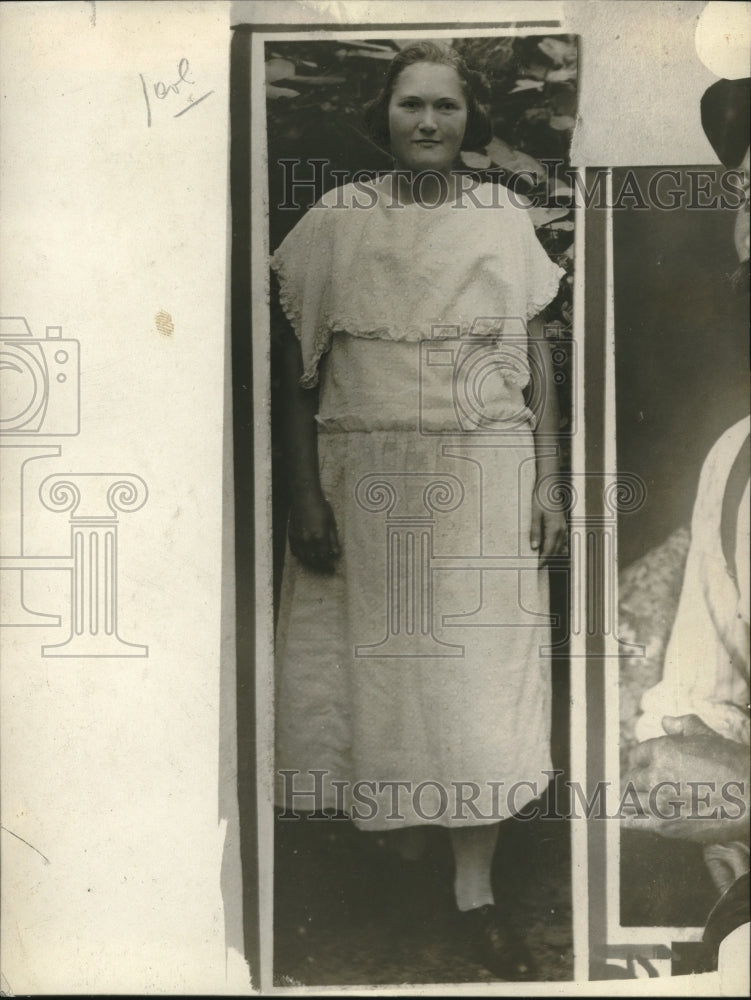 1923 Press Photo Mrs. Millard Troutman, Wife of Man Murdered by Her Father-Historic Images