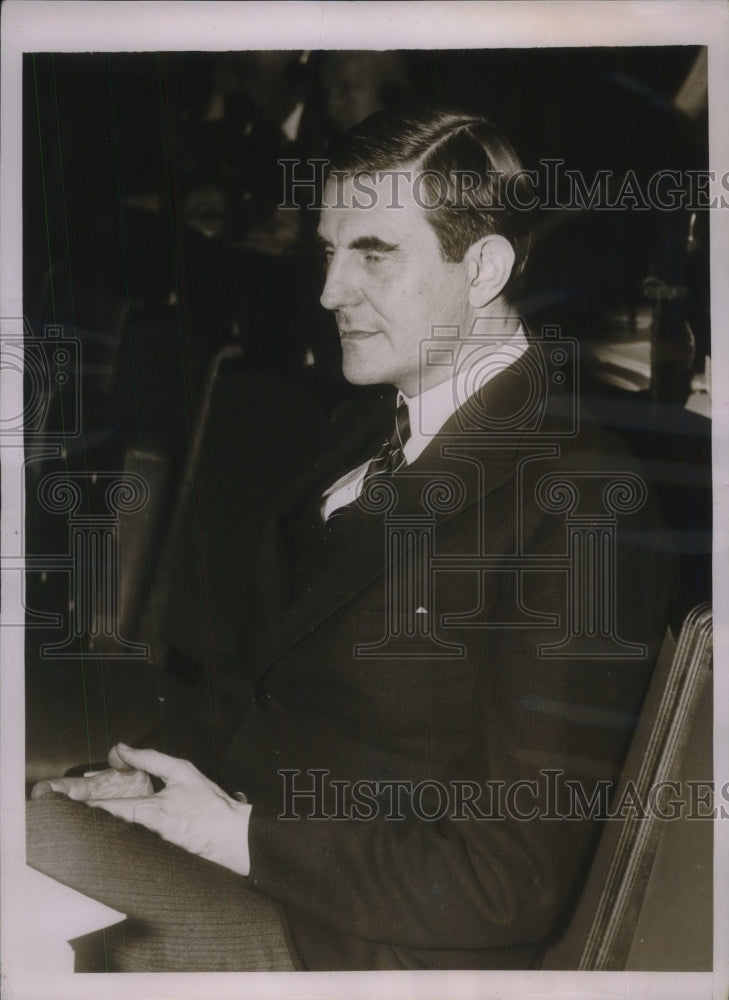 1937 John Winant at the Technical Tripartite Conference  - Historic Images