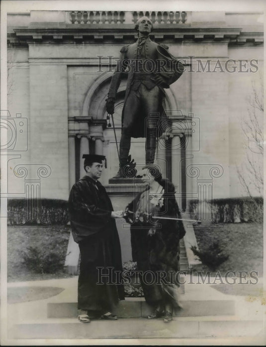 1932 Press Photo William Mather Lewis president of Lafayette College - Historic Images