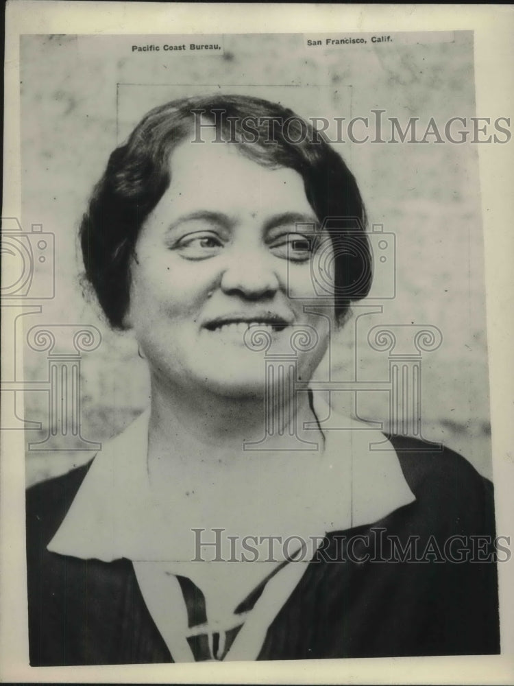 1929 Press Photo Amelia S.Adair of w.Virginia - neb95610 - Historic Images