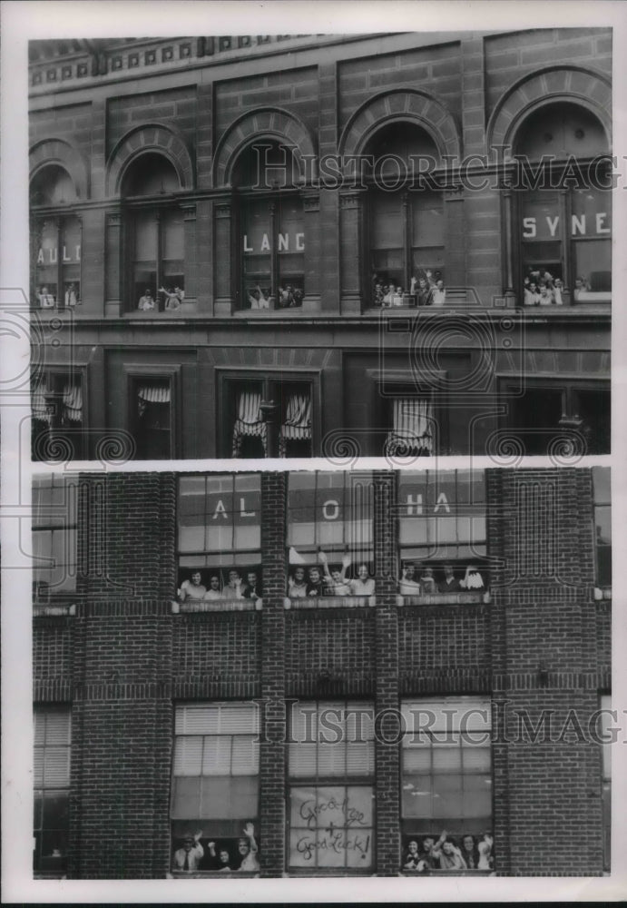 1953 Press Photo Engineers of the Cincinnati Gas &amp; Electric Co - neb95788 - Historic Images