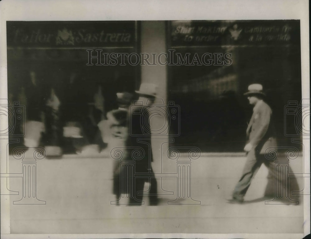 1933 Press Photo Russell Sherwood &amp; Bride in Mexico City - Historic Images