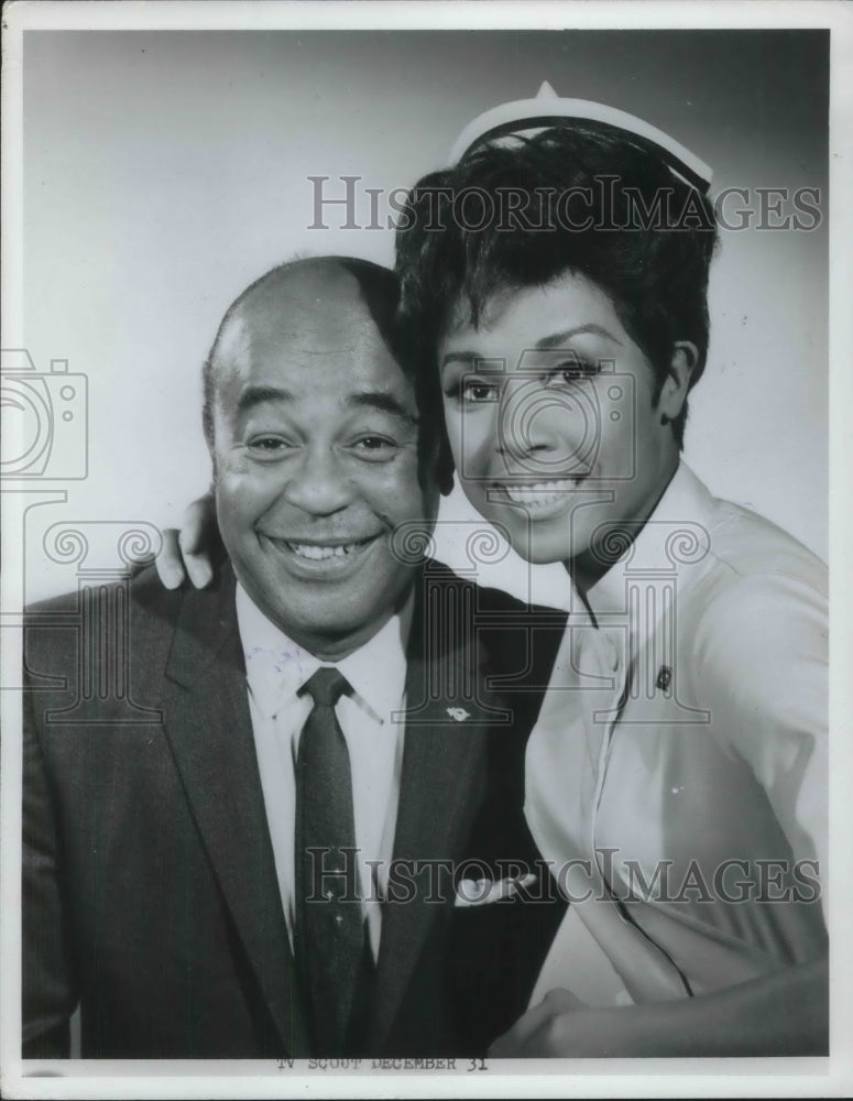 1968 Press Photo Eugene Jackson &amp; Diahonn Carroll-Historic Images