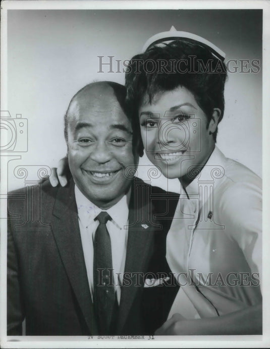 1968 Press Photo Eugene Jackson & Diahonn Carroll-Historic Images
