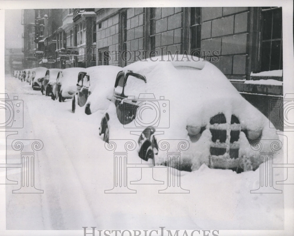 1941 Atlantic City braves Blizzard and gale winds-Historic Images