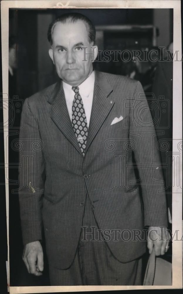 1944 Press Photo Alex Simpson, suspect in murder of Mrs. Jean Long, Detroit - Historic Images