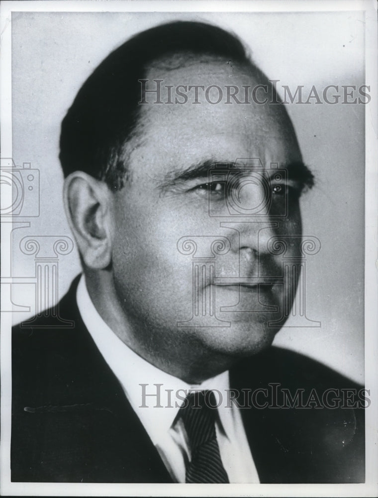 1960 Press Photo Sir Roy Welensky,Head of Central African Federation - Historic Images