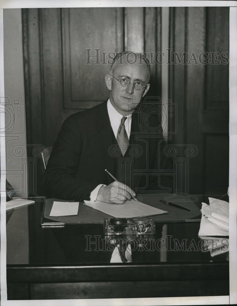 1934 Press Photo Judge George Smyth Of Westchester County Childrens Court-Historic Images