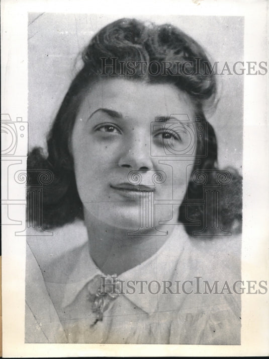 1941 Press Photo College Student Rebecca Spika Shoots & Kills Herself - Historic Images