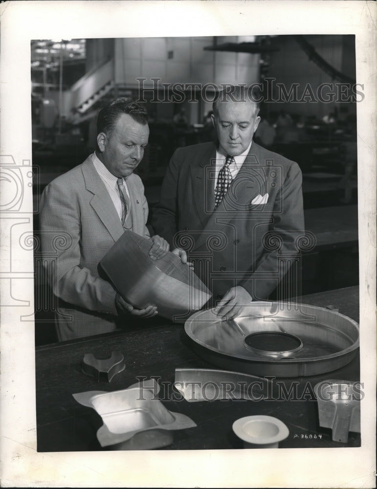 1949 Press Photo CC Pearson, Pres. of Glenn Martin Co in Baltimore, Md GT Wiley - Historic Images