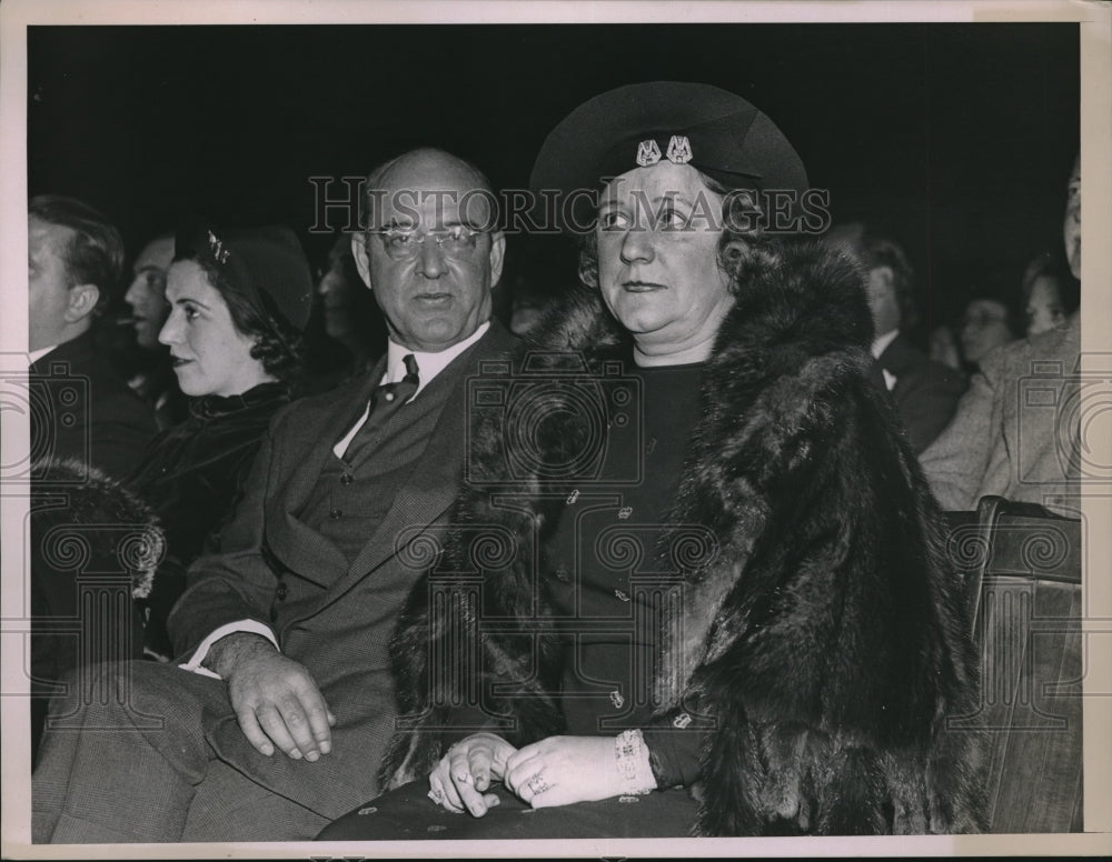 1936 Mr &amp; Mrs OF Woodward Attend Event - Historic Images