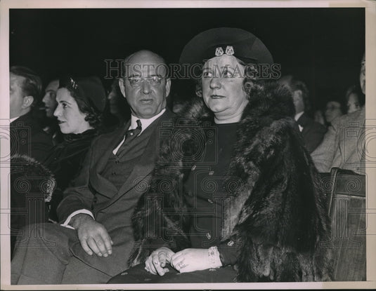 1936 Mr & Mrs OF Woodward Attend Event - Historic Images