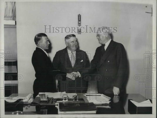 1934 Paul Kiernan and William Smith Promoted from Sanitation - Historic Images