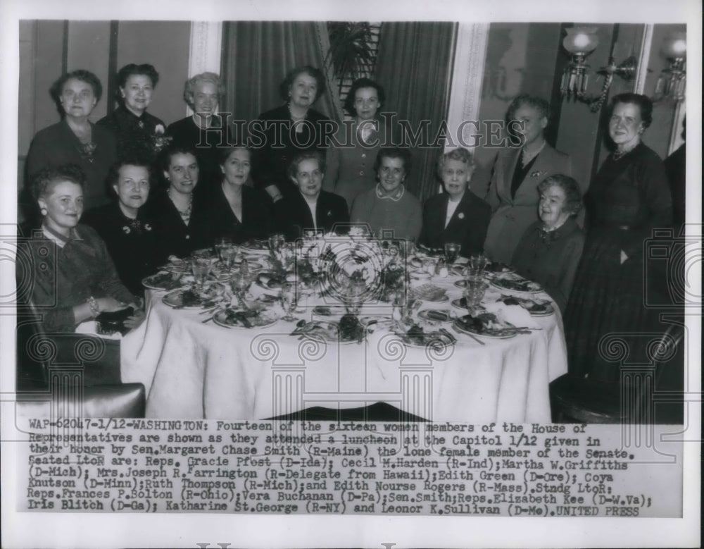 1955 Press Photo Woman Members of the House of Representatives-Historic Images