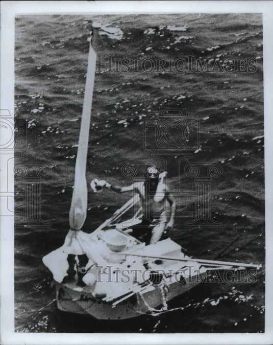 1969 Hugo Vihlen In Six Foot Boat Used To Cross Atlantic - Historic Images