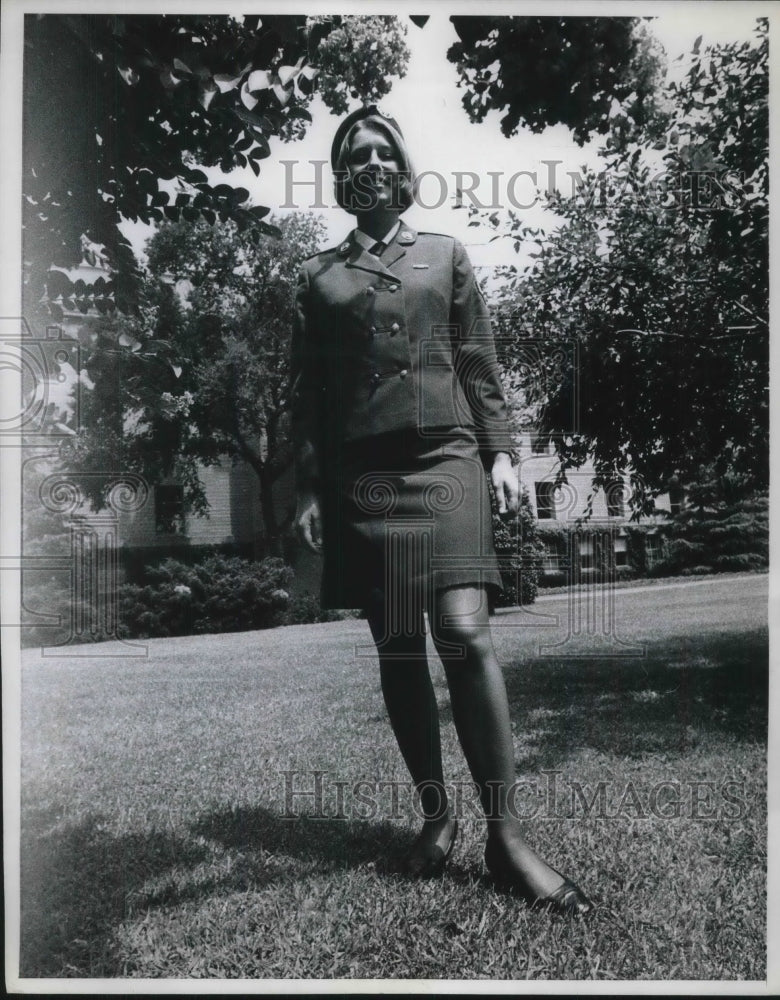 1970 Press Photo Wash.D.C. Sgt Barbara Anderson in WAFS uniform-Historic Images