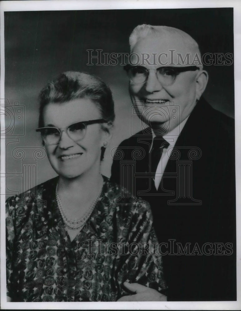 1967 Press Photo Mr. &amp; Mrs. Joseph Gery of Cleveland - Historic Images