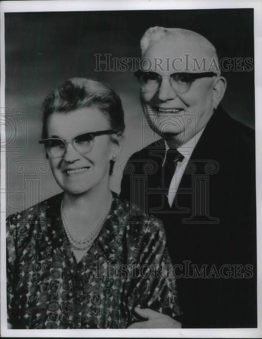 1967 Press Photo Mr. & Mrs. Joseph Gery of Cleveland - Historic Images