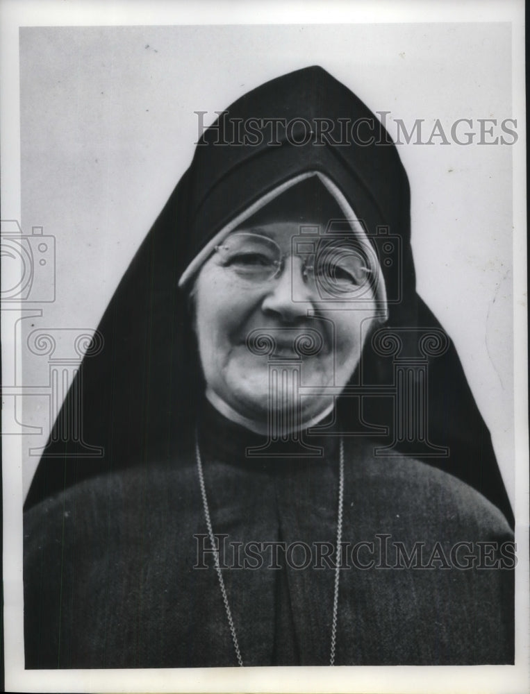 1967 Press Photo NYC, Sister Mary Gemma in 1960, missionary nun-Historic Images