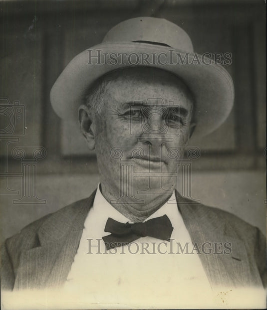 1930 Press Photo James Ferguson Former Texas Governor Files Petitions - Historic Images