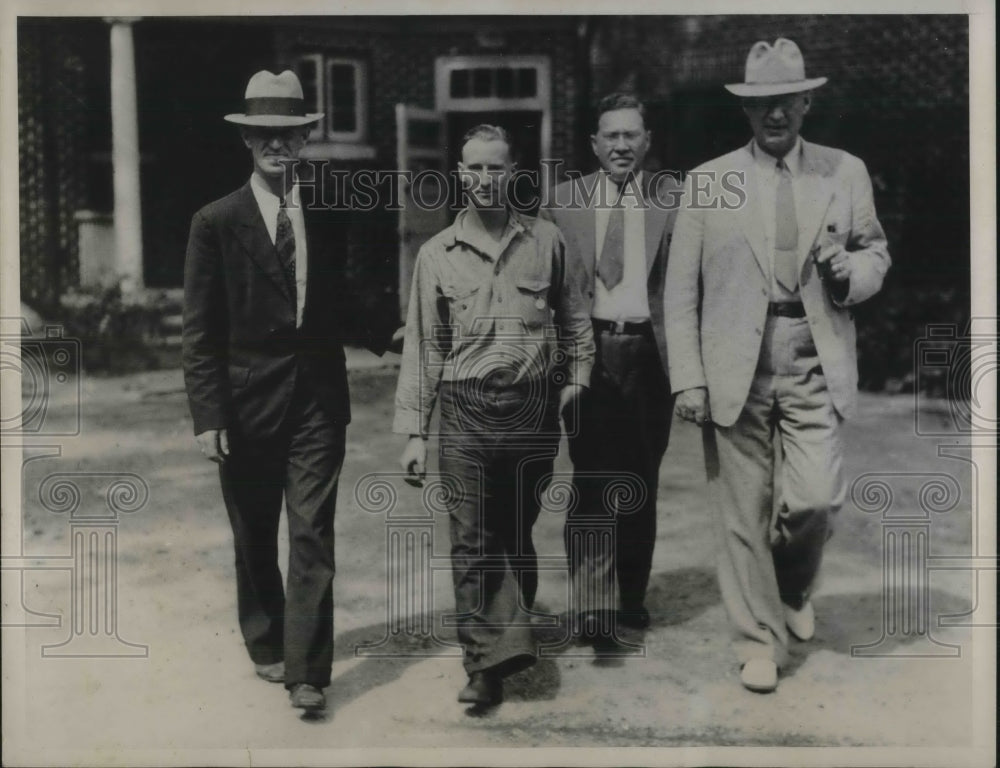 1934 Press Photo Arthur Gant charged with murder of his mother, Sarah Gant - Historic Images