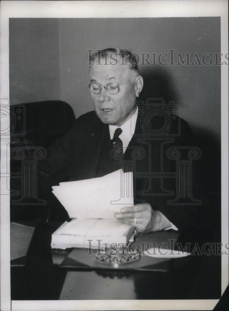 1934 Press Photo William Green President American Federation of Labor Washington - Historic Images