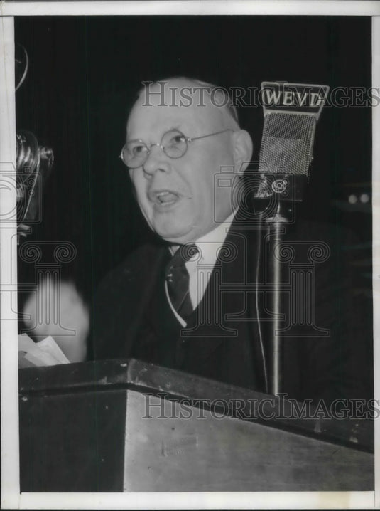 1939 Press Photo William Green President American Federation of Labor in NY City - Historic Images