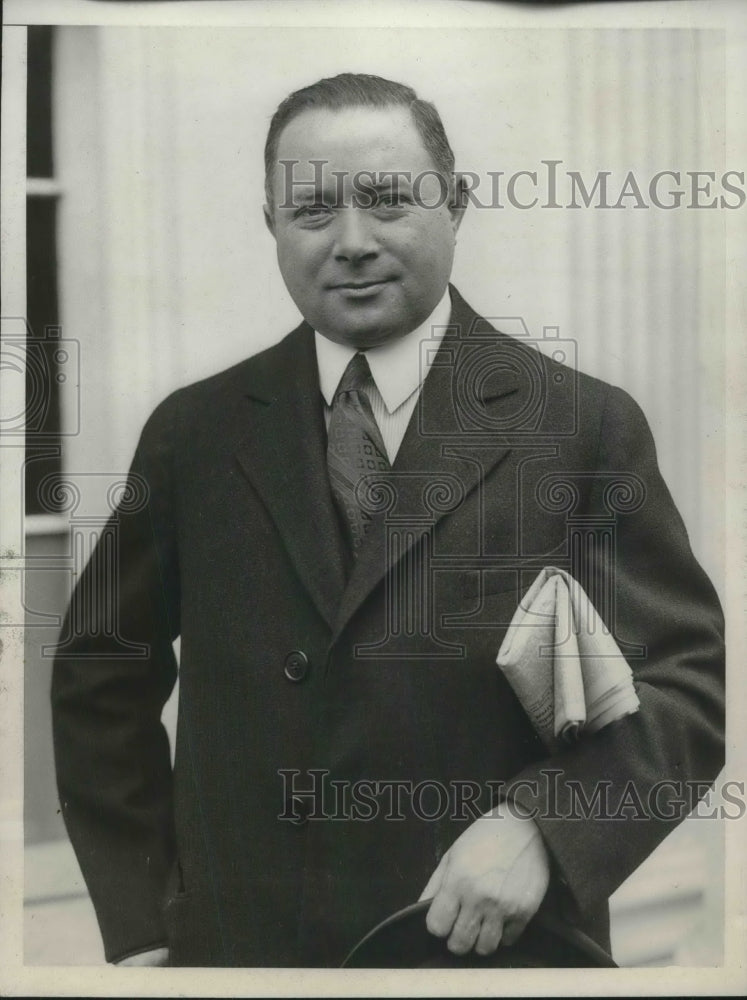 1930 Press Photo Mr Sarnoff President of RCA at White House - Historic Images