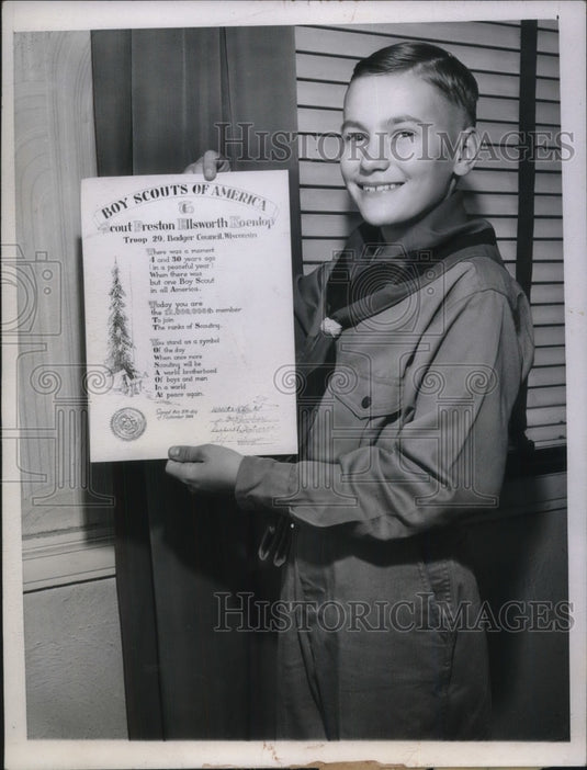 1944 Chicago, Preston F. Koentop, Boy Scouts luncheon - Historic Images