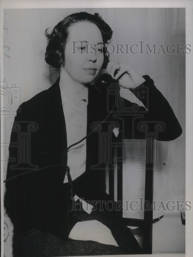 1938 Press Photo Mrs S Kheu Kemp Questioned for Murder Woman Killed Wedding Day - Historic Images