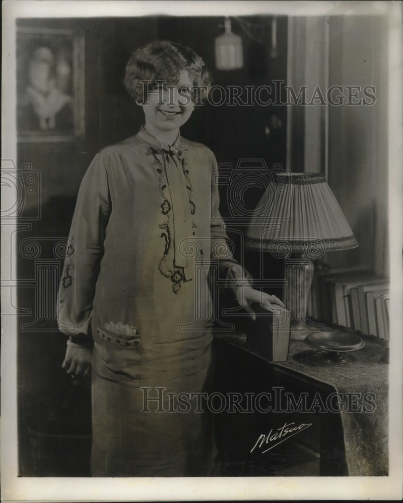 1927 Press Photo Miss Marian Fisher Nebraska State Soprano Musician - Historic Images