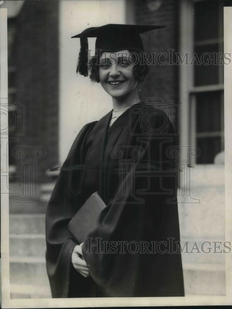 1929 Miss Helen Gillespie Boston Massachusetts Radcliffe College - Historic Images