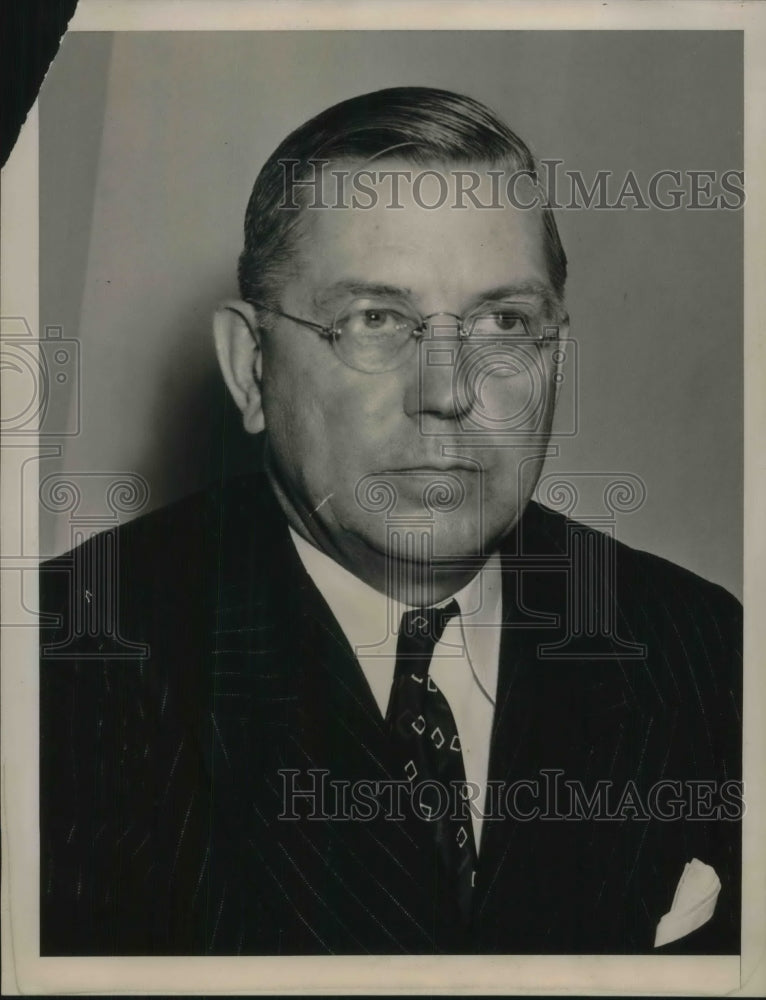 1940 Press Photo Wilmington, Del.Justin Whiting, Mich. atty &amp; dir of C&amp; S Corp. - Historic Images