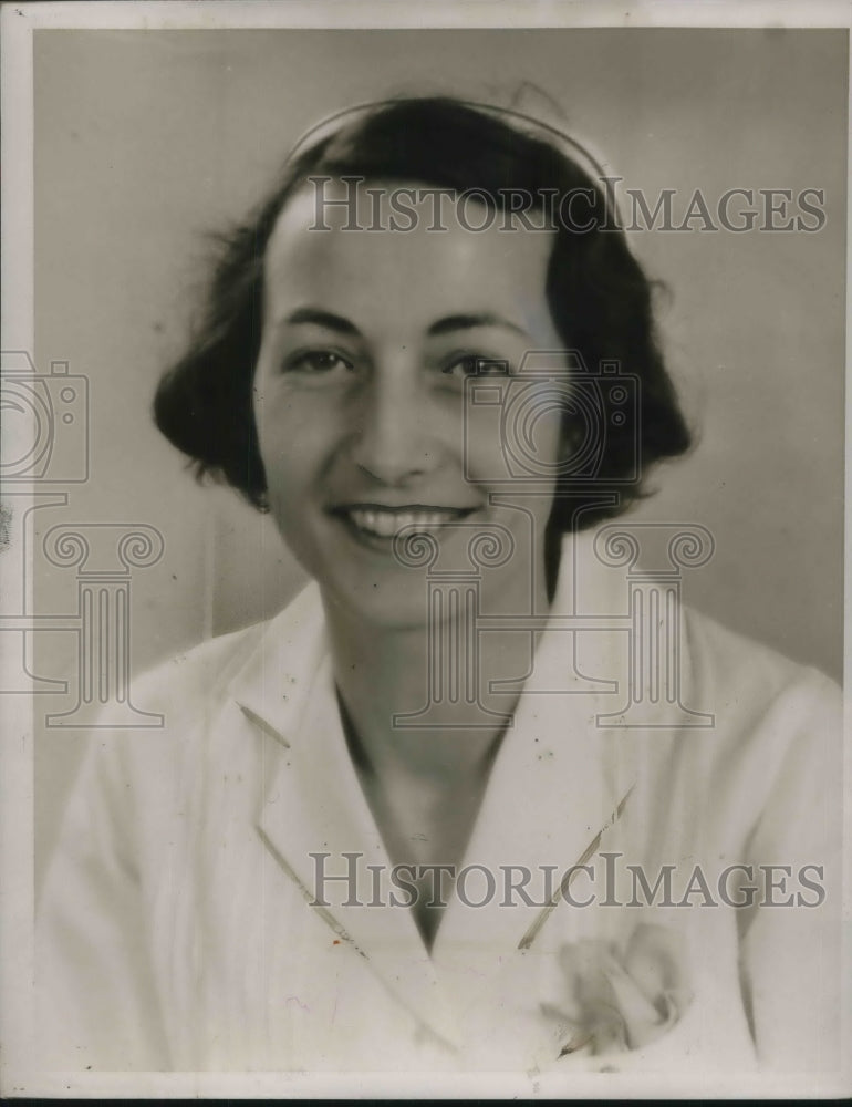 1938 Harriet Ulrichson in nurses uniform - Historic Images