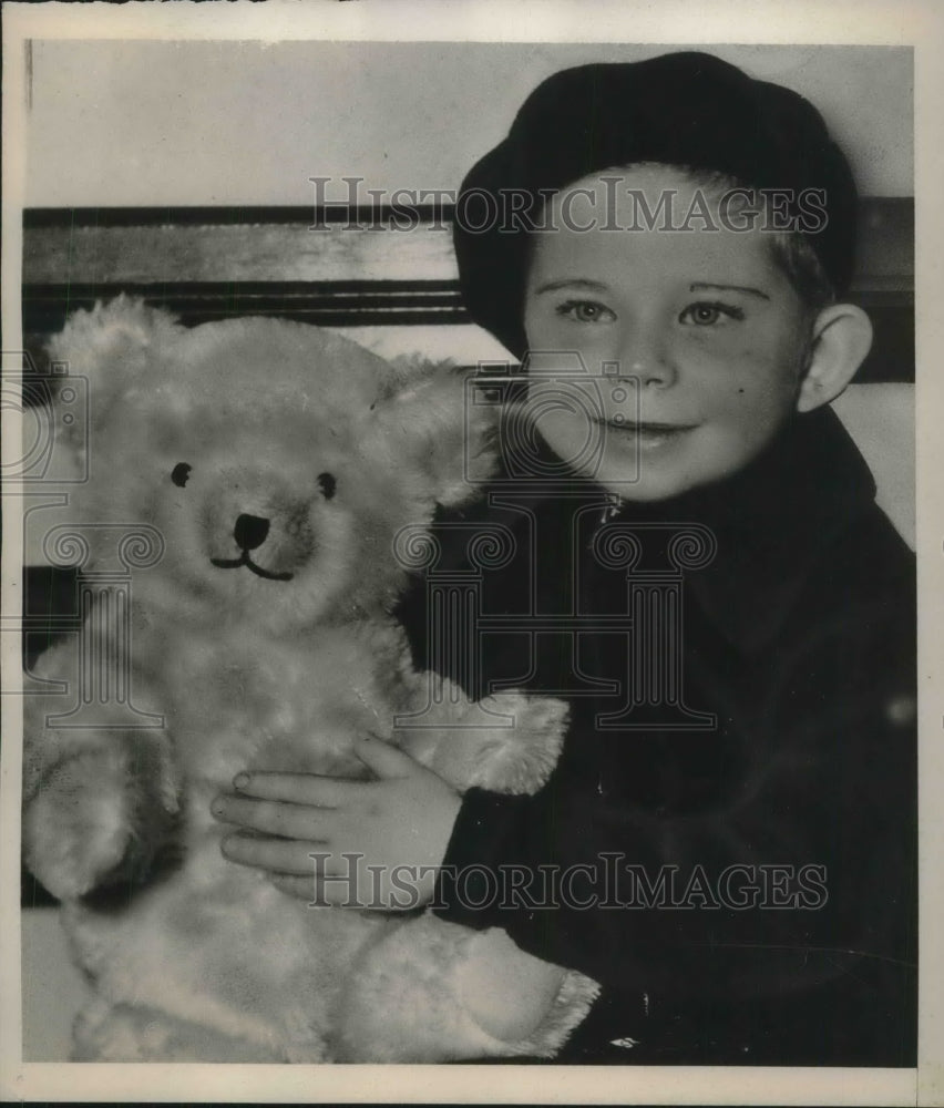 1939 Press Photo  Jimmy Strachen Surviving Abusive Father John Strachen - Historic Images