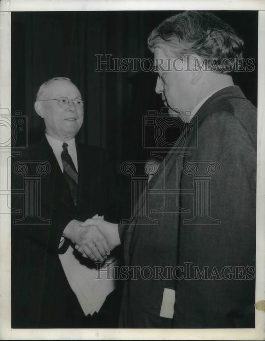 1945 William Green President of American Federation of Labor & John - Historic Images
