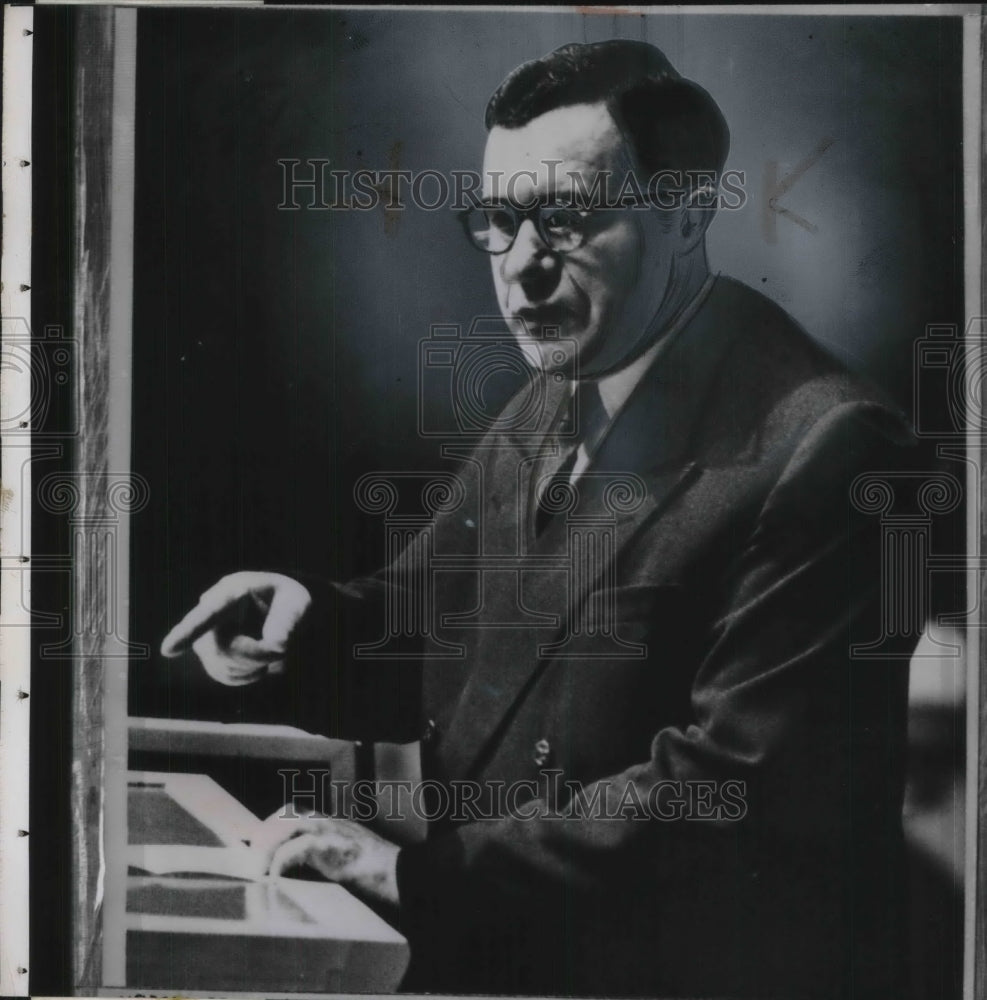 1957 Press Photo Soviet Foreign Minister Andrei Gromyko-Historic Images