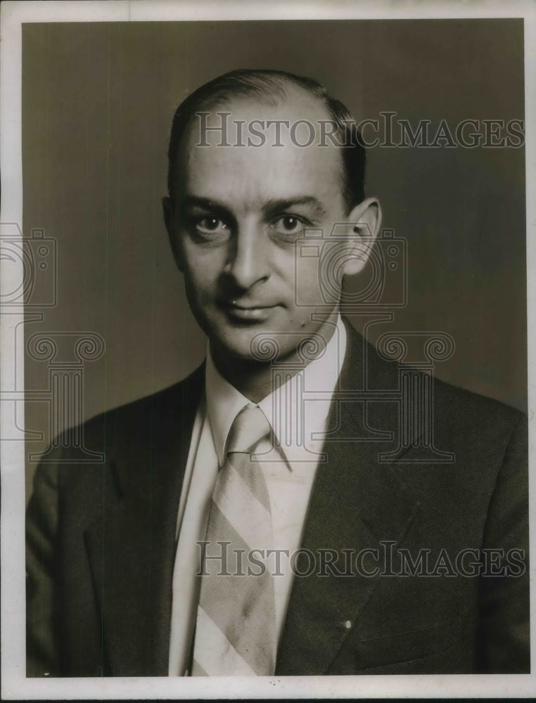 1934 Press Photo John Kunz, Secretary, Swiss Turners - Historic Images