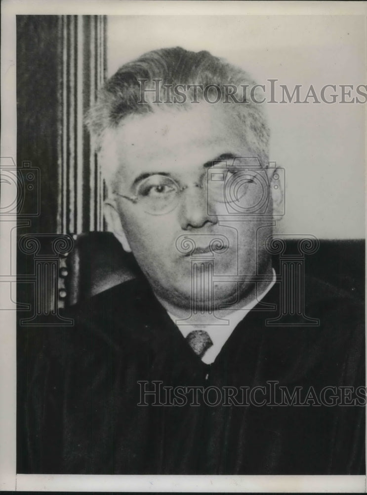 1940 Press Photo Detroit Michigan Judge Homer Ferguson - Historic Images