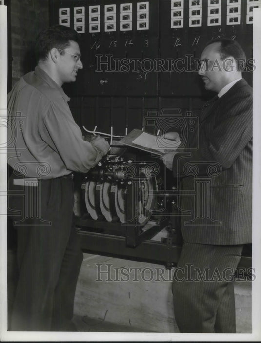 1941 Press Photo Gerard Geulils, John Kulkeul, Production Coordinator - Historic Images
