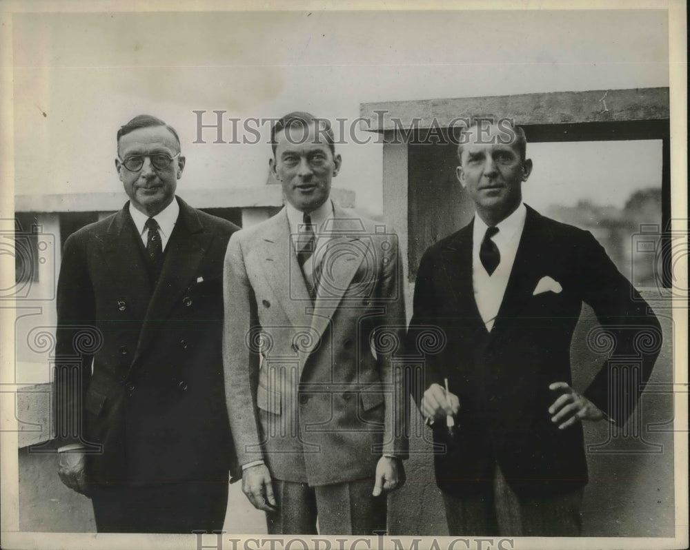 1931 Press Photo Laurence Hills Editor Paris Herald Mayor James Walker - Historic Images