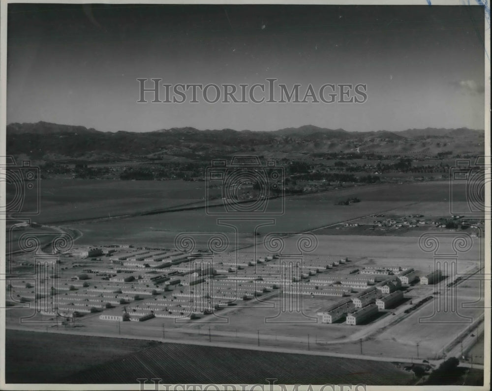 1944 Press Photo Map Of Military Testing And Training Grounds Barracks- Historic Images