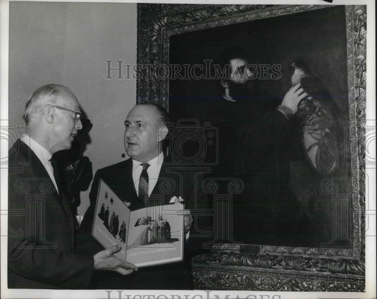 1967 Press Photo NY, Prof C Seymour Jr of Yale & Italian VC di Montezemolo - Historic Images