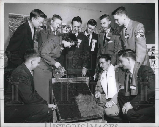 1952 Raymond Firestone VP Firestone Tire & Rubber Comp & 4H Club - Historic Images